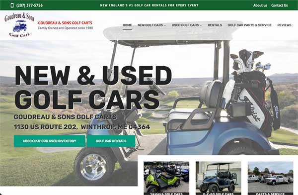 goudreau and sons golf cars