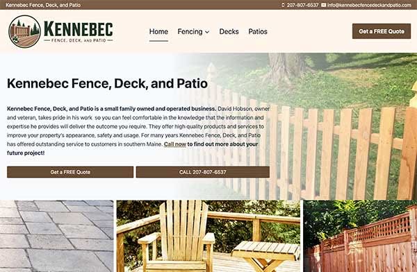 Kennebec Fence, Deck, and Patio